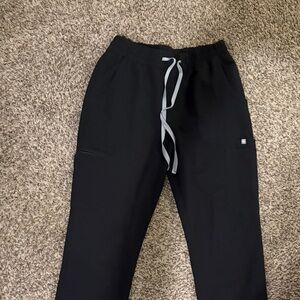 FIGS - High Waisted Dowa Scrub Pant (M) - Black